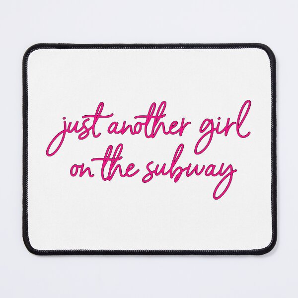Item preview, Chappell Roan - The Subway Lyrics - Pink designed and sold by jeminamarina.