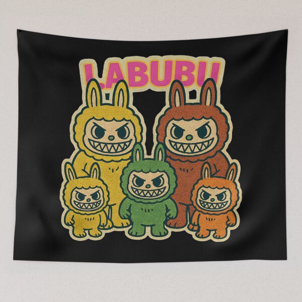 Item preview, Labubu Monster Family – Cute & Wild Bunny designed and sold by CosmicSplendor.