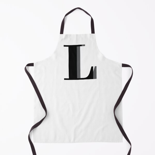 Item preview, Letter L in black – Cute Alphabet Initial Monogram Design designed and sold by Monika Howarth.