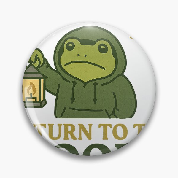 Item preview, Feral Frog With Lantern Sticker designed and sold by prettyxoxo.