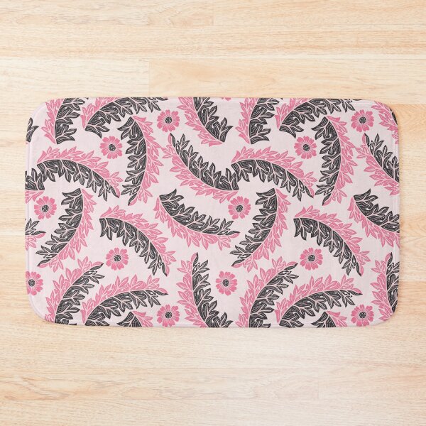 Item preview, Pink and Black Acanthus designed and sold by Farissa Designs.