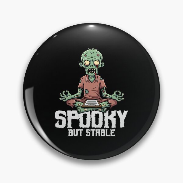 Item preview, SPOOKY BUT STABLE - ZOMBIE HALLOWEEN designed and sold by KEF Custom.