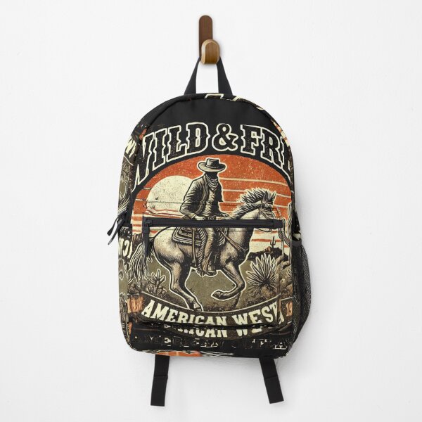 Item preview, Wild & Free American West Vintage Cowboy Design designed and sold by freackly.