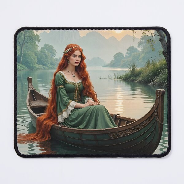 Item preview, The Lady of Shalott: Guardian of Fate and Reflection designed and sold by SoniaSarkali.
