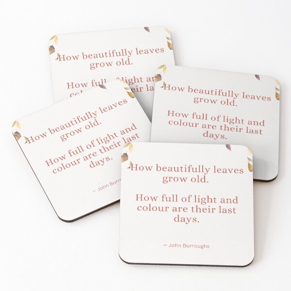 Item preview, John Burroughs quote - autumn fall designed and sold by MrsLanOk.