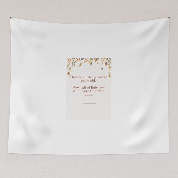 Item preview, John Burroughs quote - autumn fall designed and sold by MrsLanOk.
