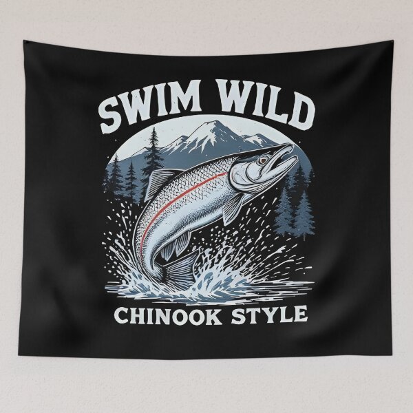 Item preview, Swim Wild – Chinook Style designed and sold by Uglyandcute.