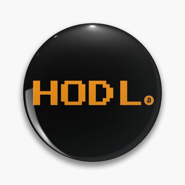Item preview, HODL Bitcoin Pixel Art Design for Crypto Holders designed and sold by CyberRex.