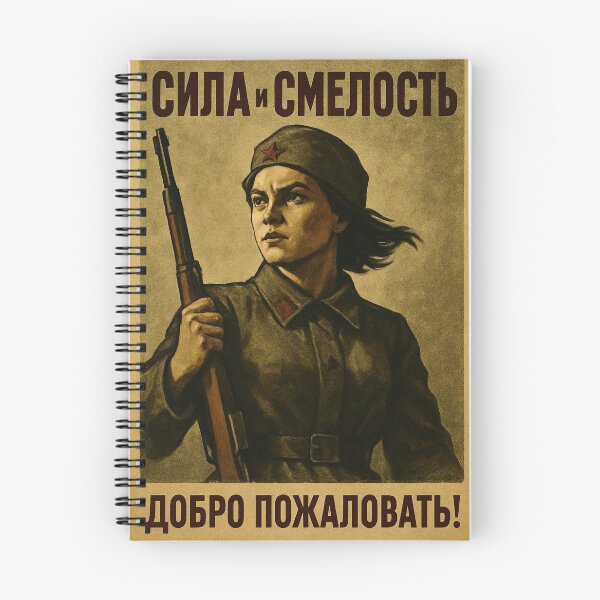 Item preview, Vintage Russian Style Poster designed and sold by KALEIDOSCOPE UK.