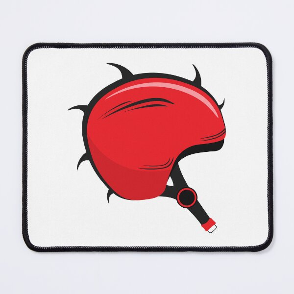 Item preview, Red Spiked Helmet designed and sold by rymarenko.
