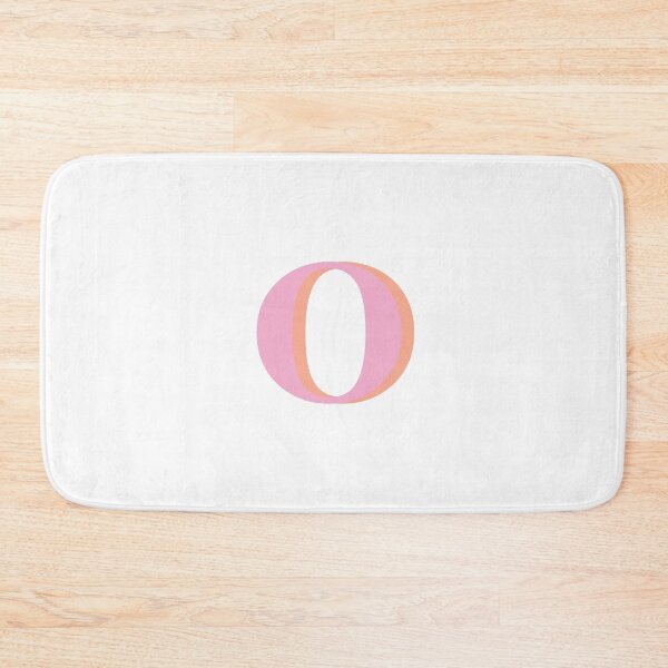 Item preview, Letter O in pink – Cute Alphabet Initial Monogram Design designed and sold by Monika Howarth.