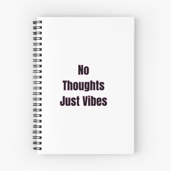Item preview, No Thoughts Just Vibes Aesthetic Sticker designed and sold by Bambear.