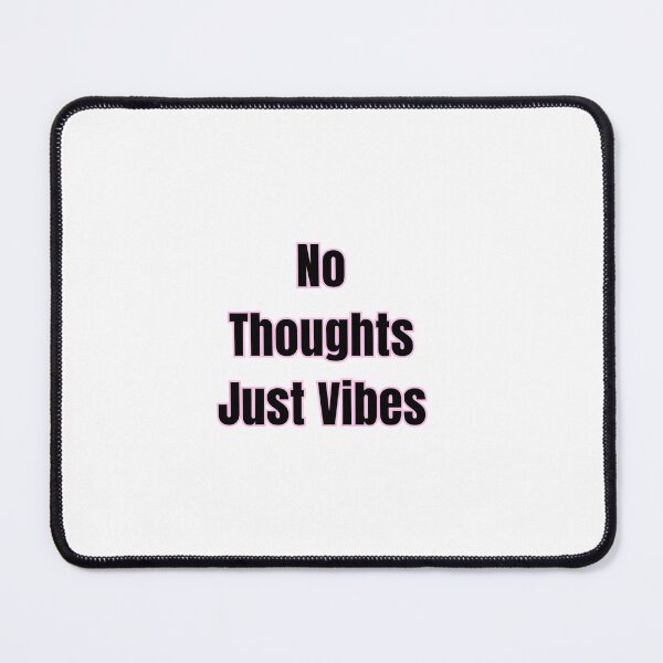 Item preview, No Thoughts Just Vibes Aesthetic Sticker designed and sold by Bambear.