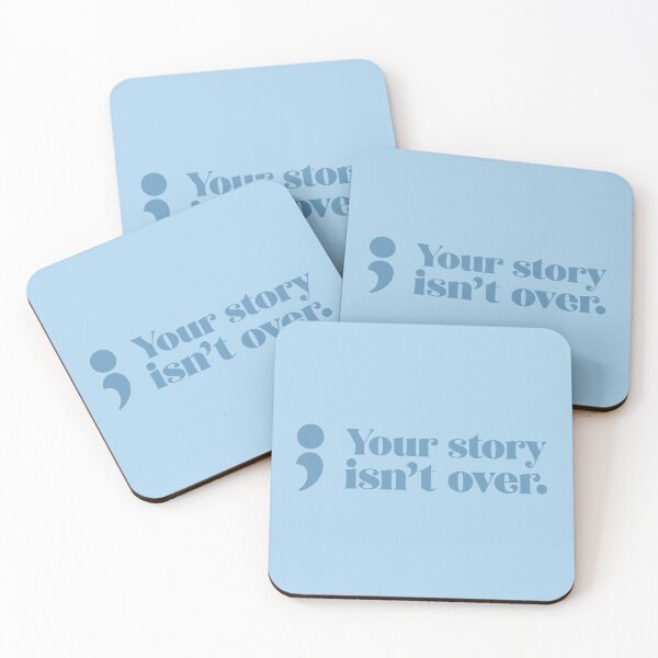 Item preview, Your Story Isn't Over - Steel Blue designed and sold by sillyjess.