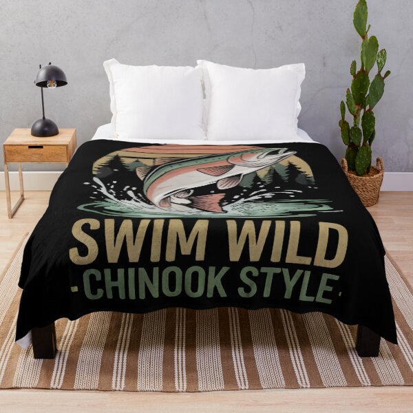 Item preview, Swim Wild – Chinook Style designed and sold by Uglyandcute.