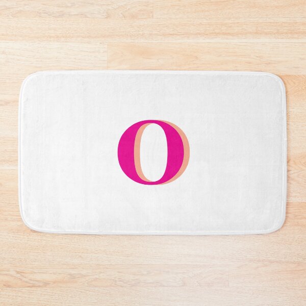 Item preview, Letter O in hot pink – Cute Alphabet Initial Monogram Design designed and sold by Monika Howarth.