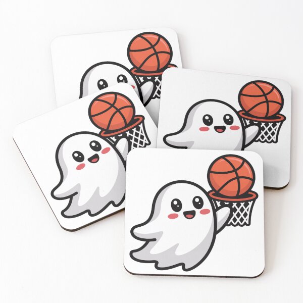 Item preview, Haunted Hobbies Basketball Ghost designed and sold by DeafPigeonDesigns.