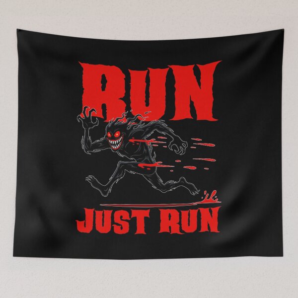 Item preview, RUN JUST RUN - MONSTER HALLOWEEN designed and sold by KEF Custom.