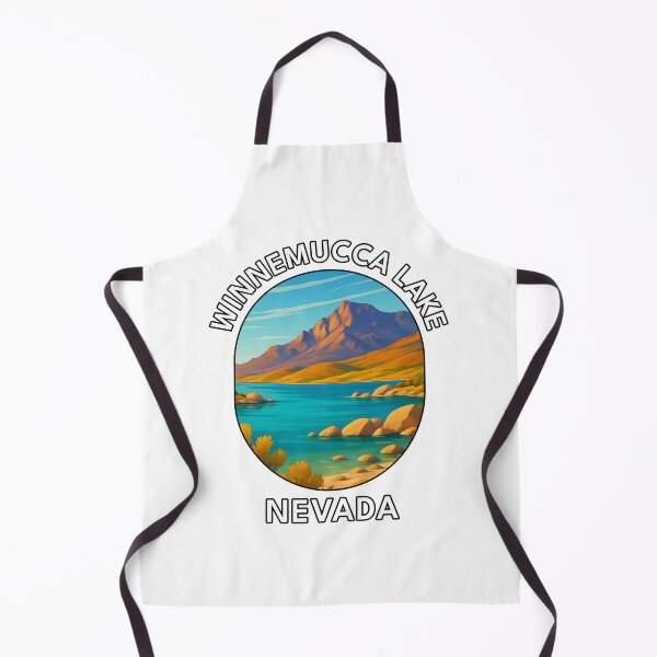 Item preview, Winnemucca Lake Nevada Desert Landscape Travel Poster designed and sold by inkNext.