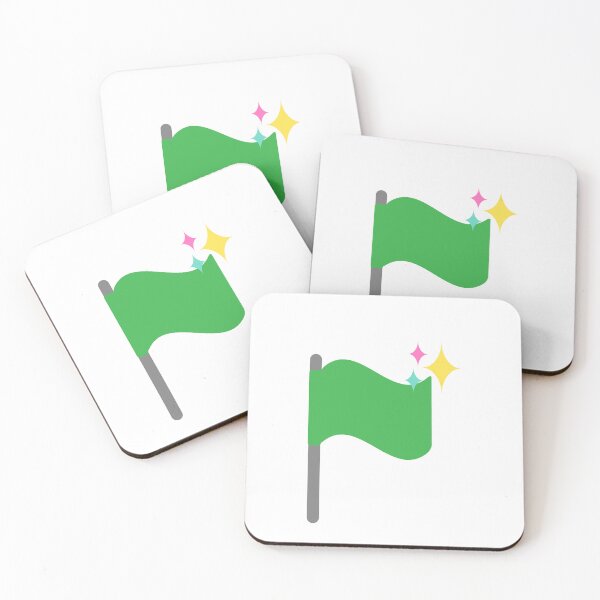 Item preview, Green Flag Sparkle designed and sold by MoodPending.