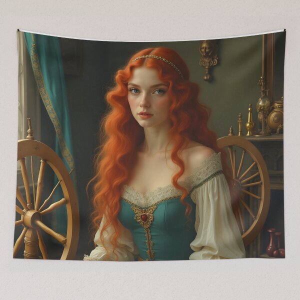 Item preview, The Lady of Shalott: Guardian of Fate and Reflection designed and sold by SoniaSarkali.
