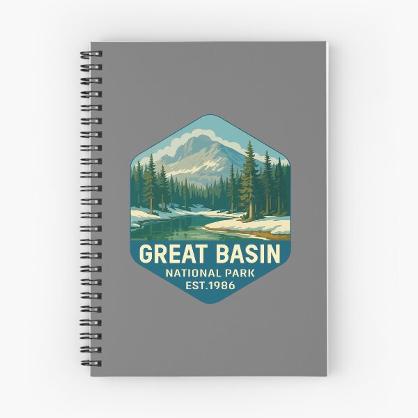 Item preview, Great Basin National Park Retro Desert Mountain Sticker designed and sold by Ismeal Von.