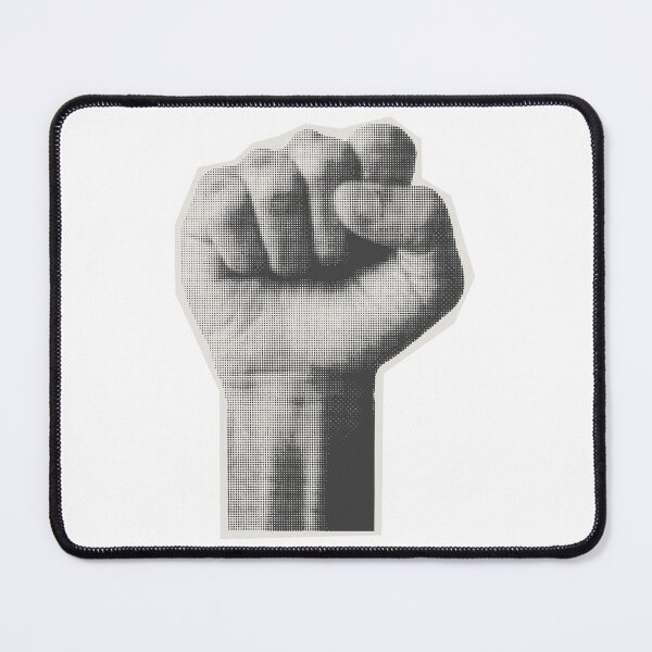 Item preview, Clenched Fist – Vintage Halftone Protest Style designed and sold by Curly-Erre.