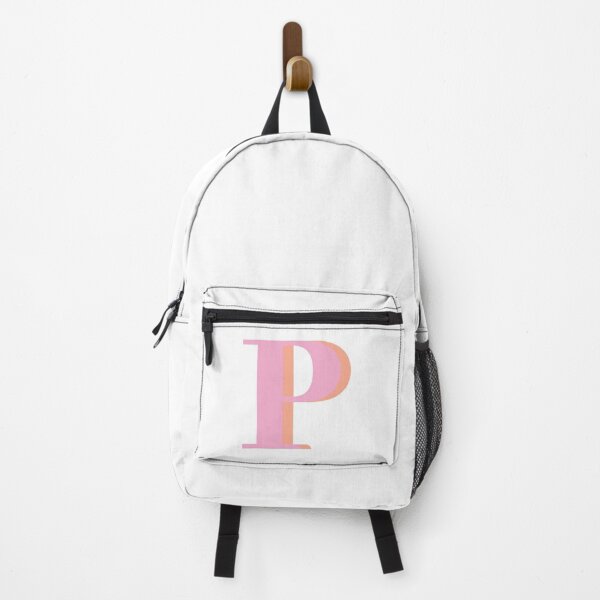 Item preview, Letter P in pink – Cute Alphabet Initial Monogram Design designed and sold by Monika Howarth.