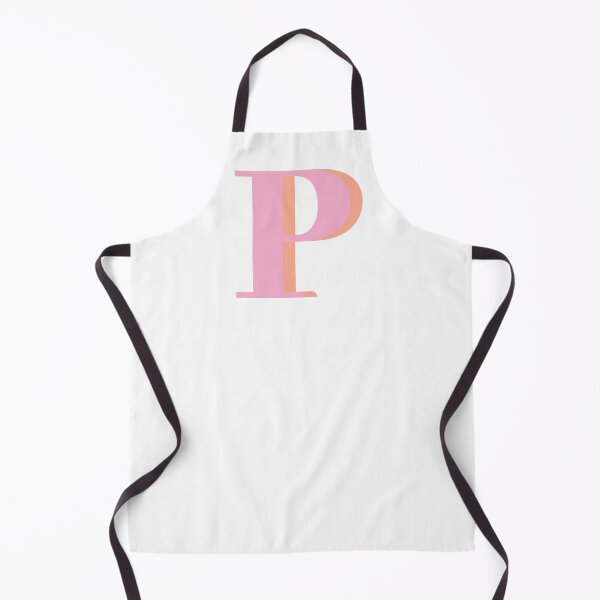 Item preview, Letter P in pink – Cute Alphabet Initial Monogram Design designed and sold by Monika Howarth.