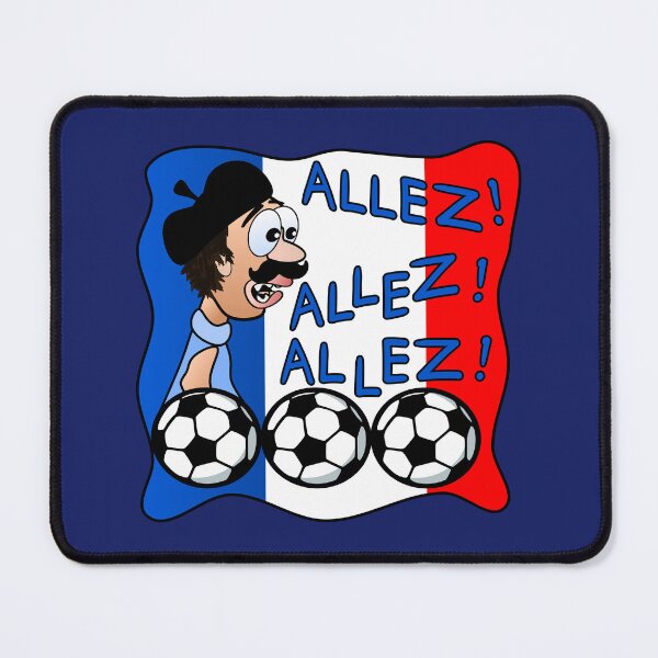 Item preview, France football mustache designed and sold by minimalartstory.