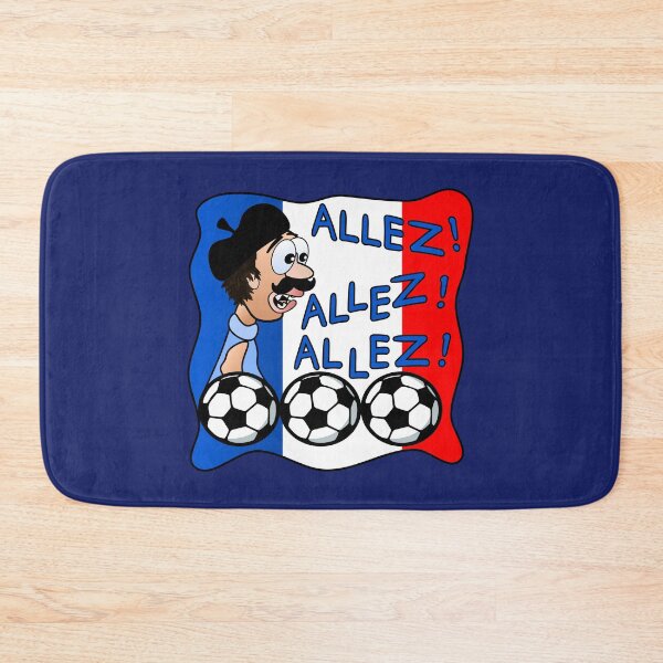 Item preview, France football mustache designed and sold by minimalartstory.