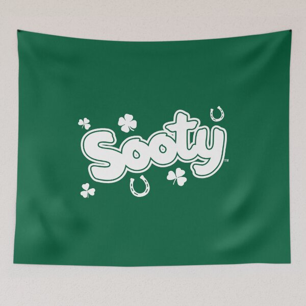 Item preview, Sooty Logo Lucky Horseshoes Clovers and Shamrock designed and sold by All-And-Every.