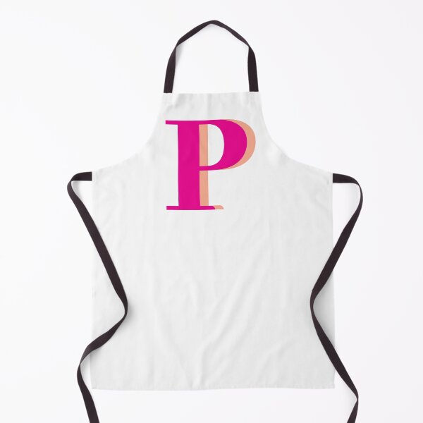 Item preview, Letter P in hot pink – Cute Alphabet Initial Monogram Design designed and sold by Monika Howarth.
