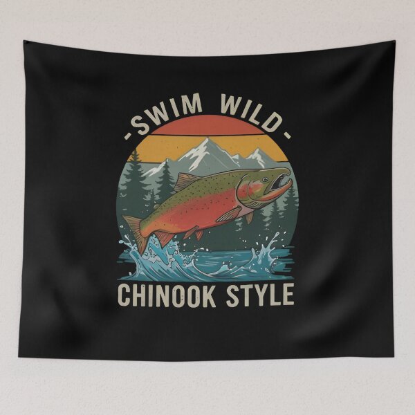 Item preview, Swim Wild – Chinook Style designed and sold by Uglyandcute.