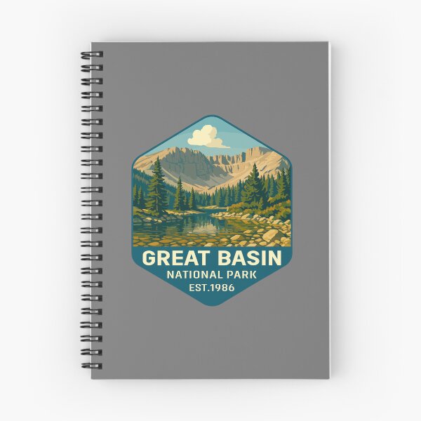 Item preview, Great Basin National Park Retro Desert Mountain Sticker designed and sold by Ismeal Von.