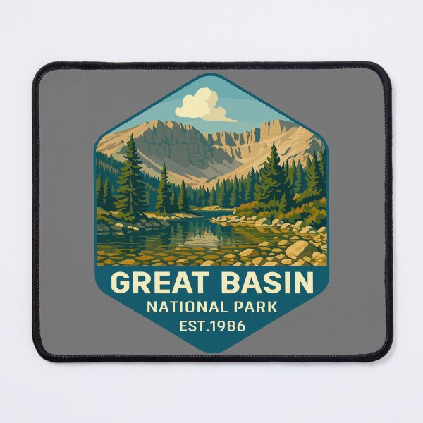 Item preview, Great Basin National Park Retro Desert Mountain Sticker designed and sold by Ismeal Von.