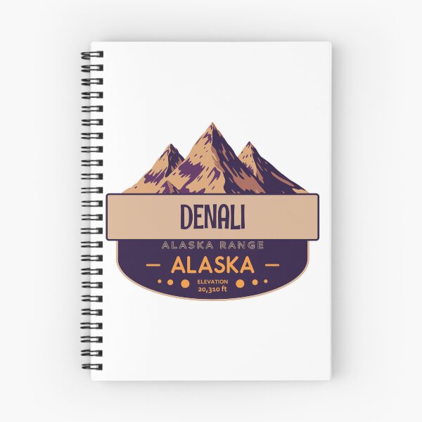 Item preview, Denali, Alaska Range, Alaska, Mountain Badge designed and sold by Wanderful-roads.