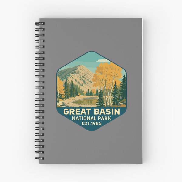 Item preview, Great Basin National Park Retro Desert Mountain Sticker designed and sold by Ismeal Von.