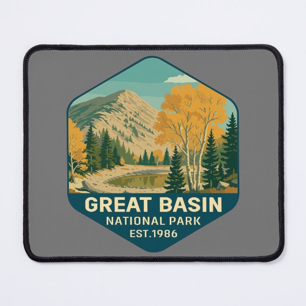 Item preview, Great Basin National Park Retro Desert Mountain Sticker designed and sold by Ismeal Von.