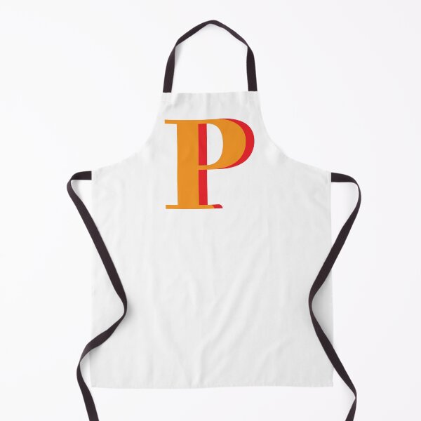 Item preview, Letter P in orange – Cute Alphabet Initial Monogram Design designed and sold by Monika Howarth.