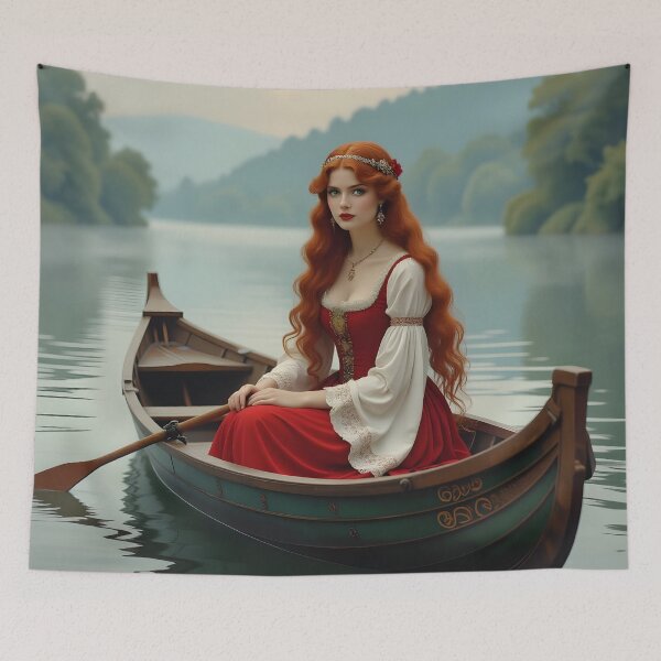 Item preview, The Lady of Shalott: Guardian of Fate and Reflection designed and sold by SoniaSarkali.