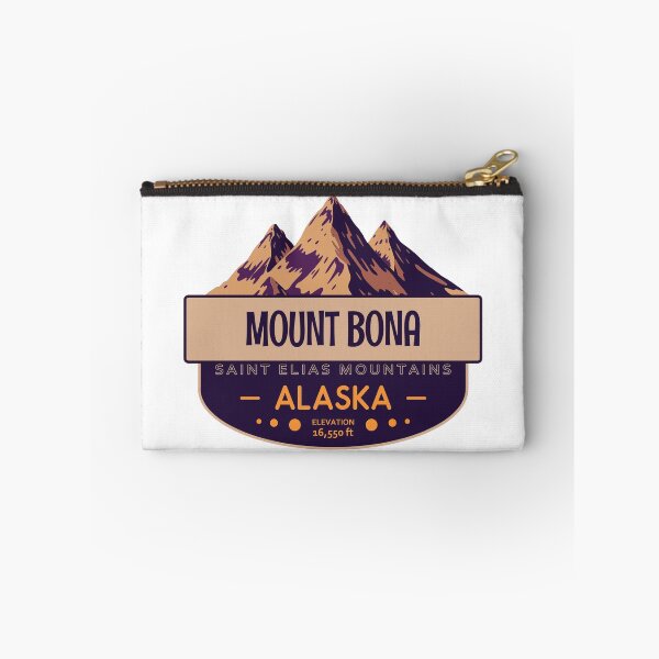 Item preview, Mount Bona, Saint Elias Mountains, Alaska, Mountain Badge designed and sold by Wanderful-roads.