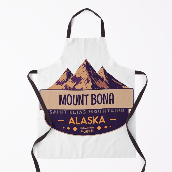 Item preview, Mount Bona, Saint Elias Mountains, Alaska, Mountain Badge designed and sold by Wanderful-roads.