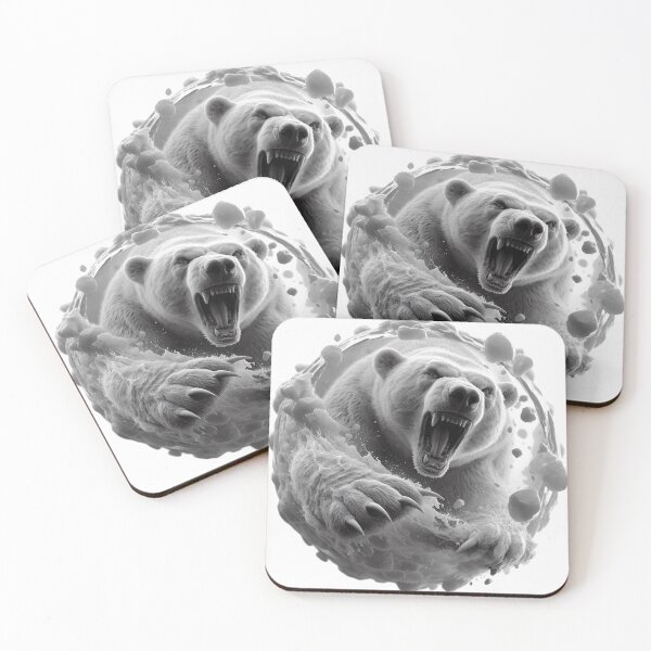 Item preview, Polar bear attack designed and sold by Telrandir.