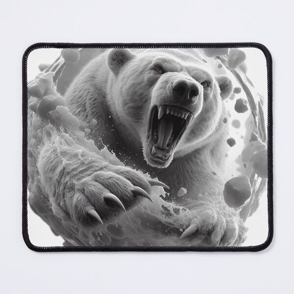Item preview, Polar bear attack designed and sold by Telrandir.