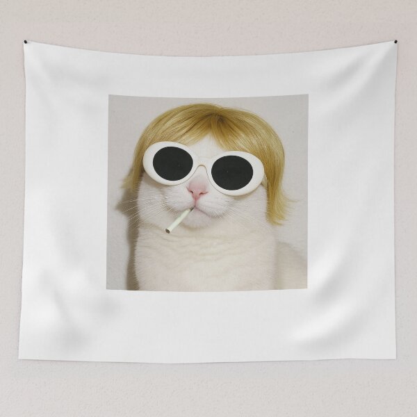 Item preview, Funny Cat Smoking  designed and sold by AShanDome.