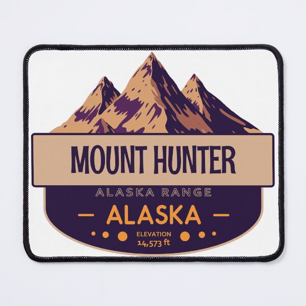 Item preview, Mount Hunter, Alaska Range, Alaska, Mountain Badge designed and sold by Wanderful-roads.