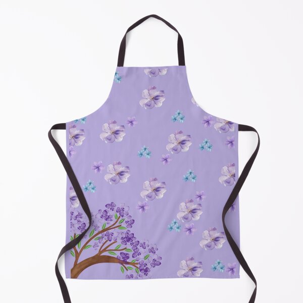 Item preview, Purple and blue flowers designed and sold by RSUS.