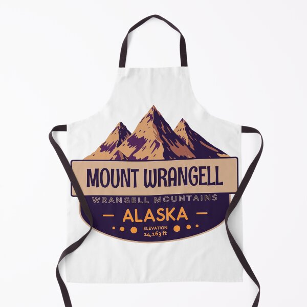 Item preview, Mount Wrangell, Wrangell Mountains, Alaska, Mountain Badge designed and sold by Wanderful-roads.