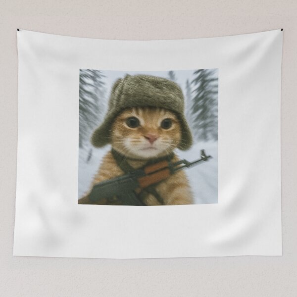Item preview, Cat In Rusian Meme designed and sold by AShanDome.